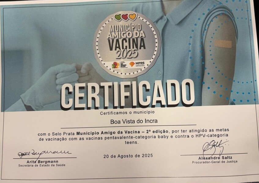 boa-vista-do-incra-recebe-o-selo-prata-municipio-amigo-da-vacina-2025